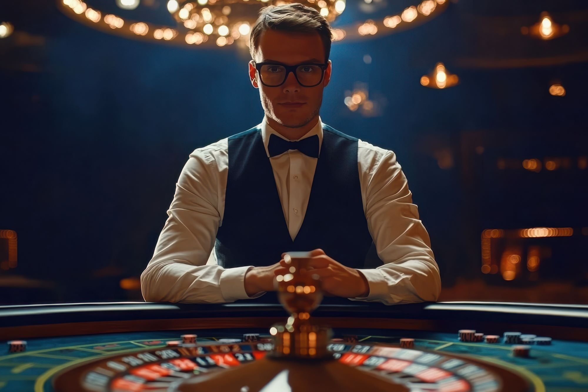 Live dealer announcing Koprok results